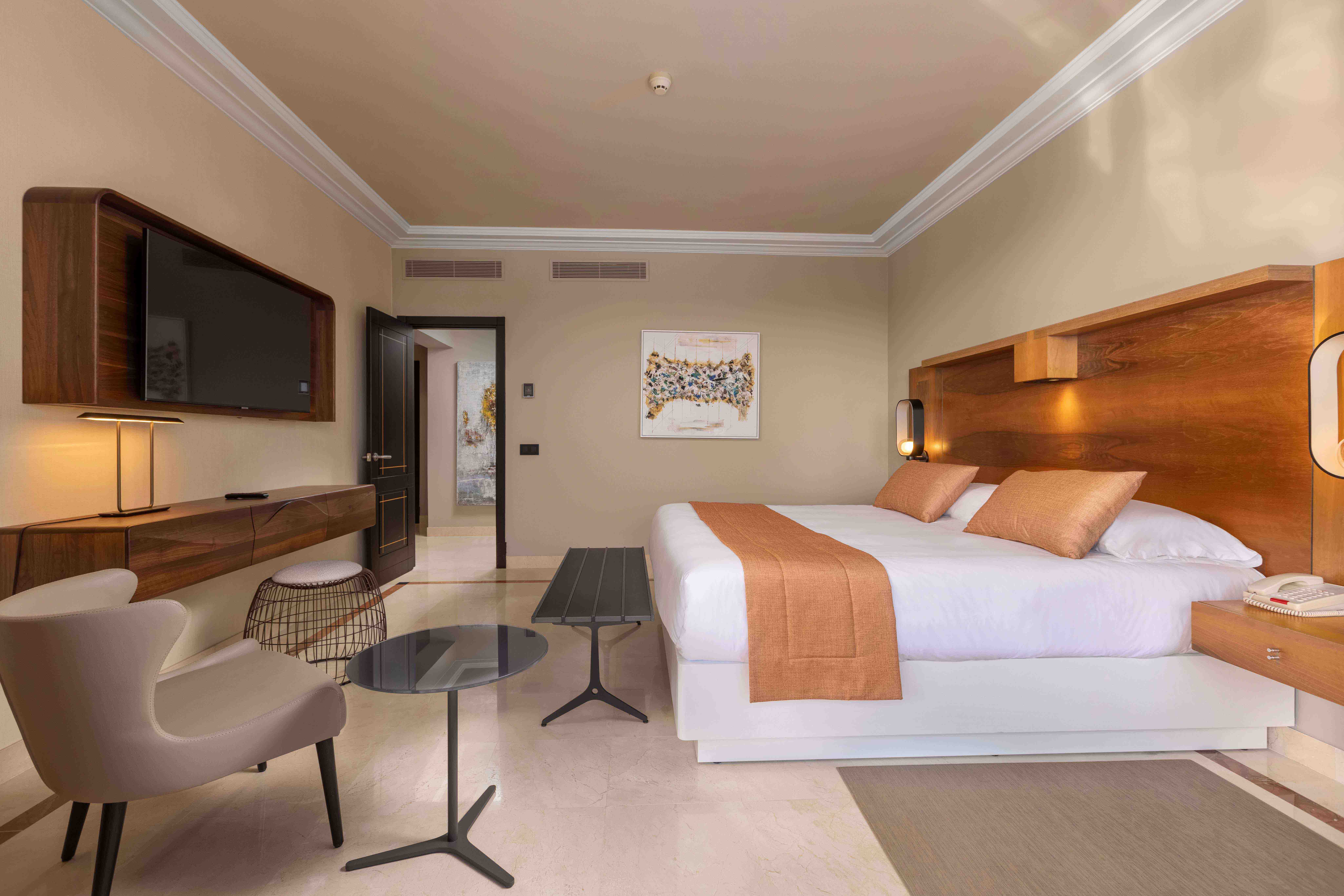 cama unique master suite view lopesan costa meloneras resort & spa