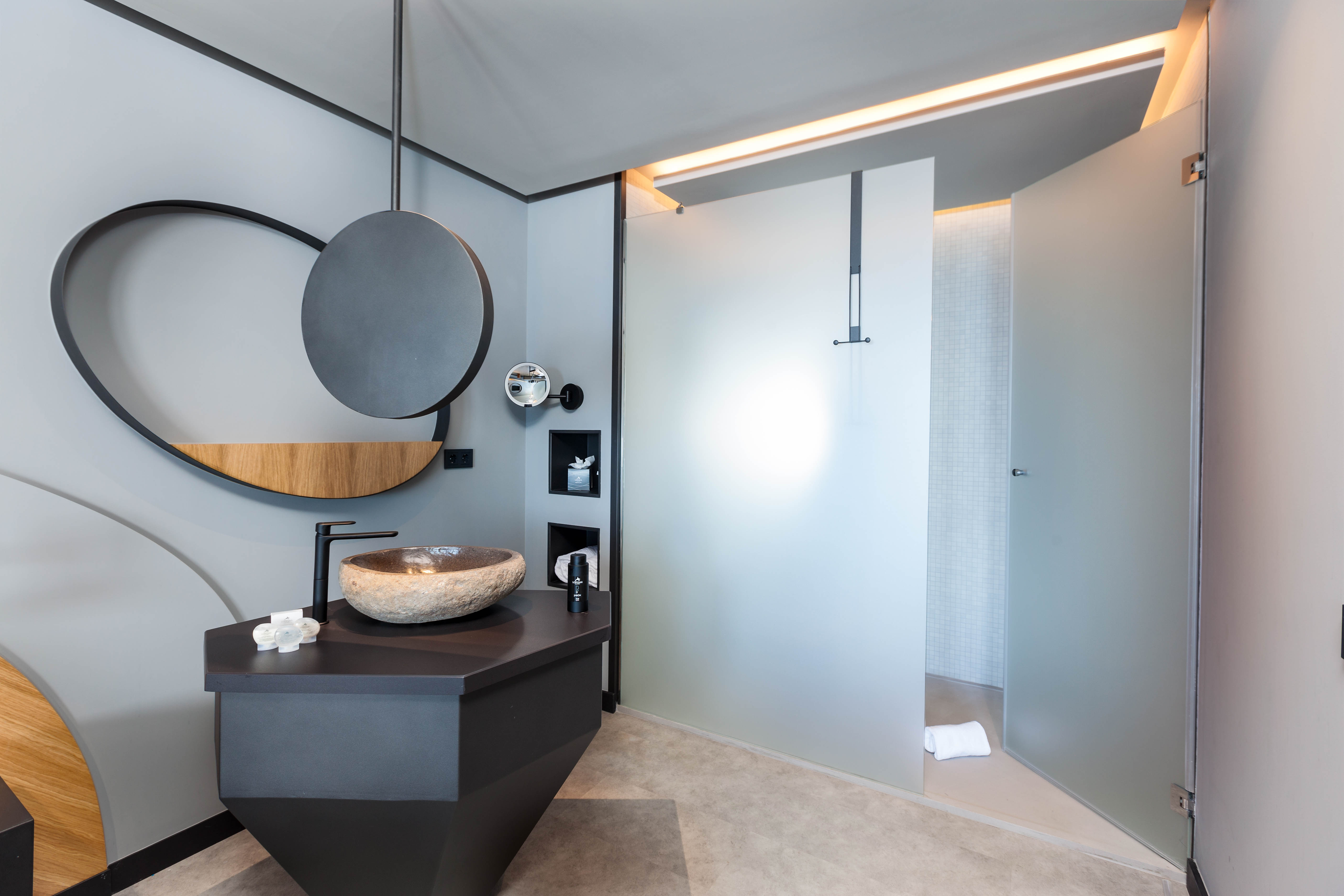 fotos badezimmer junior suite zimmer hotel faro lopesan collection