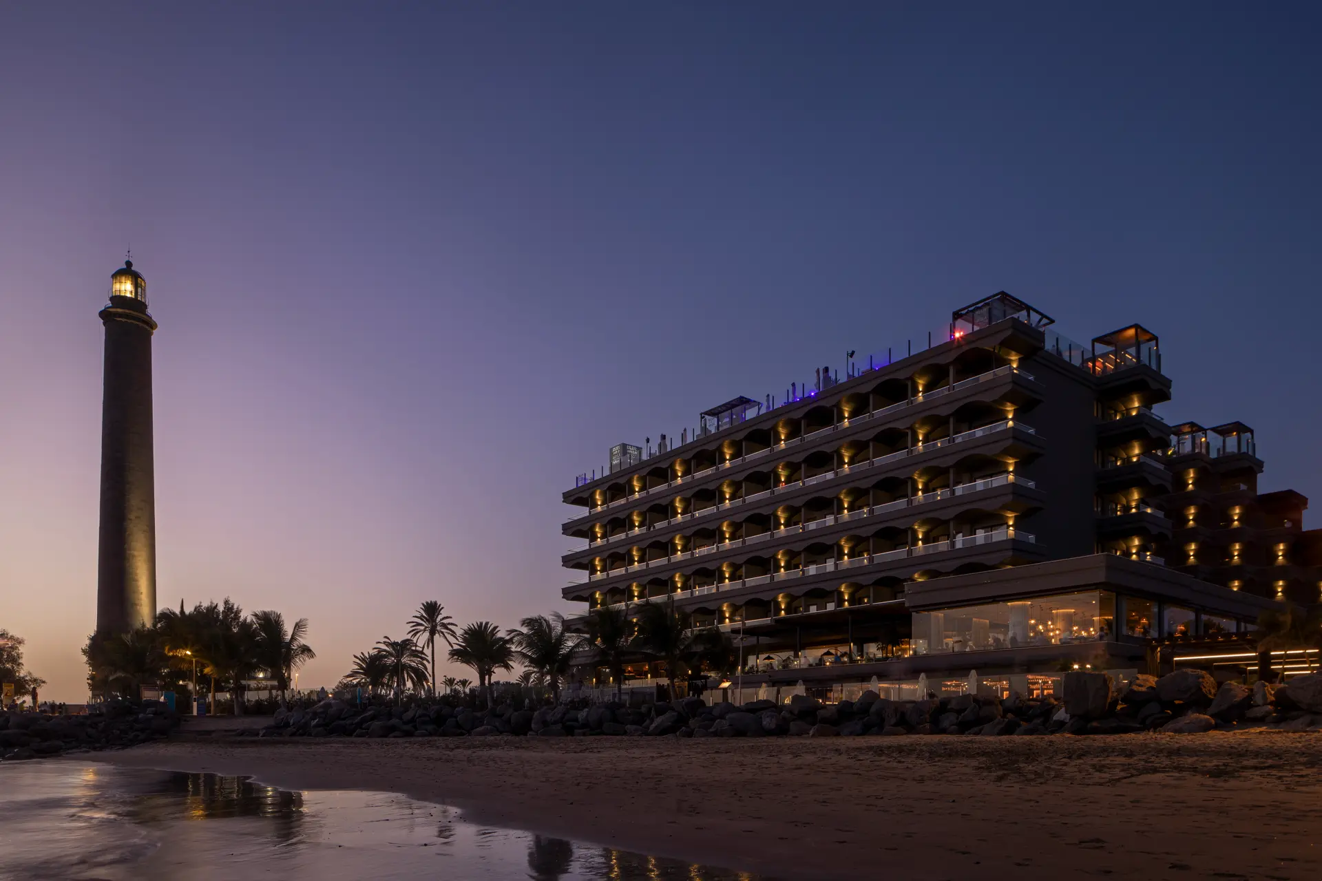 fotografie sonnenuntergang hotel faro lopesan collection