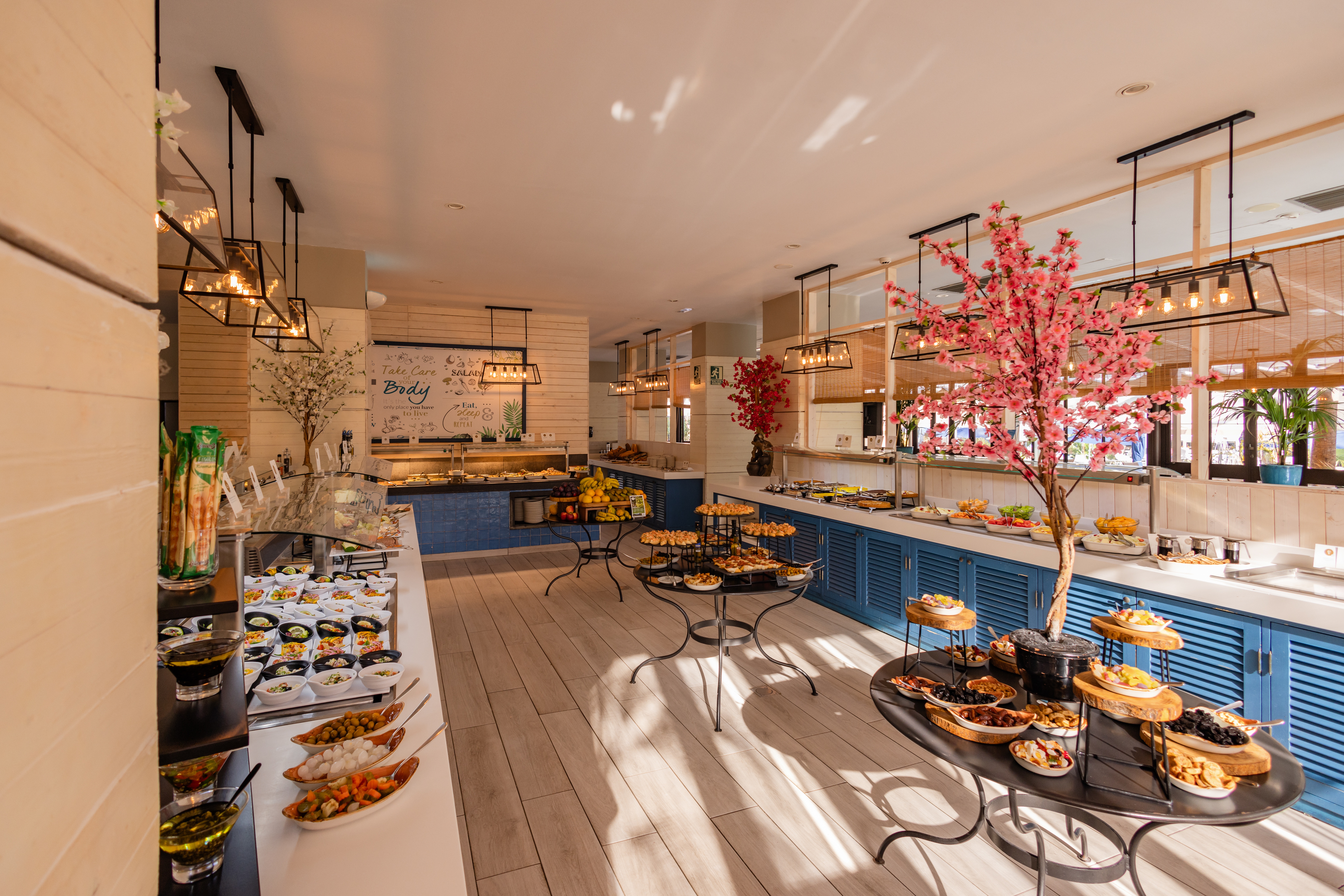 buffet area photos corallium beach by lopesan hotels