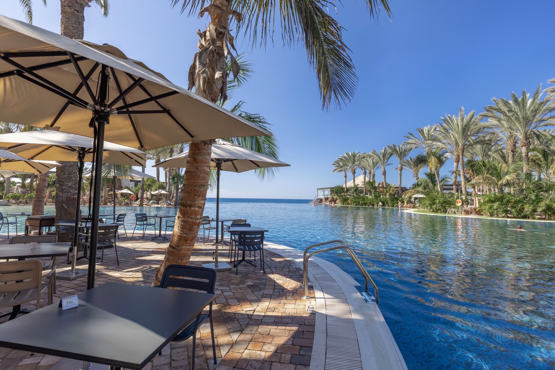 terrace arenal pool bar hotel lopesan costa meloneras