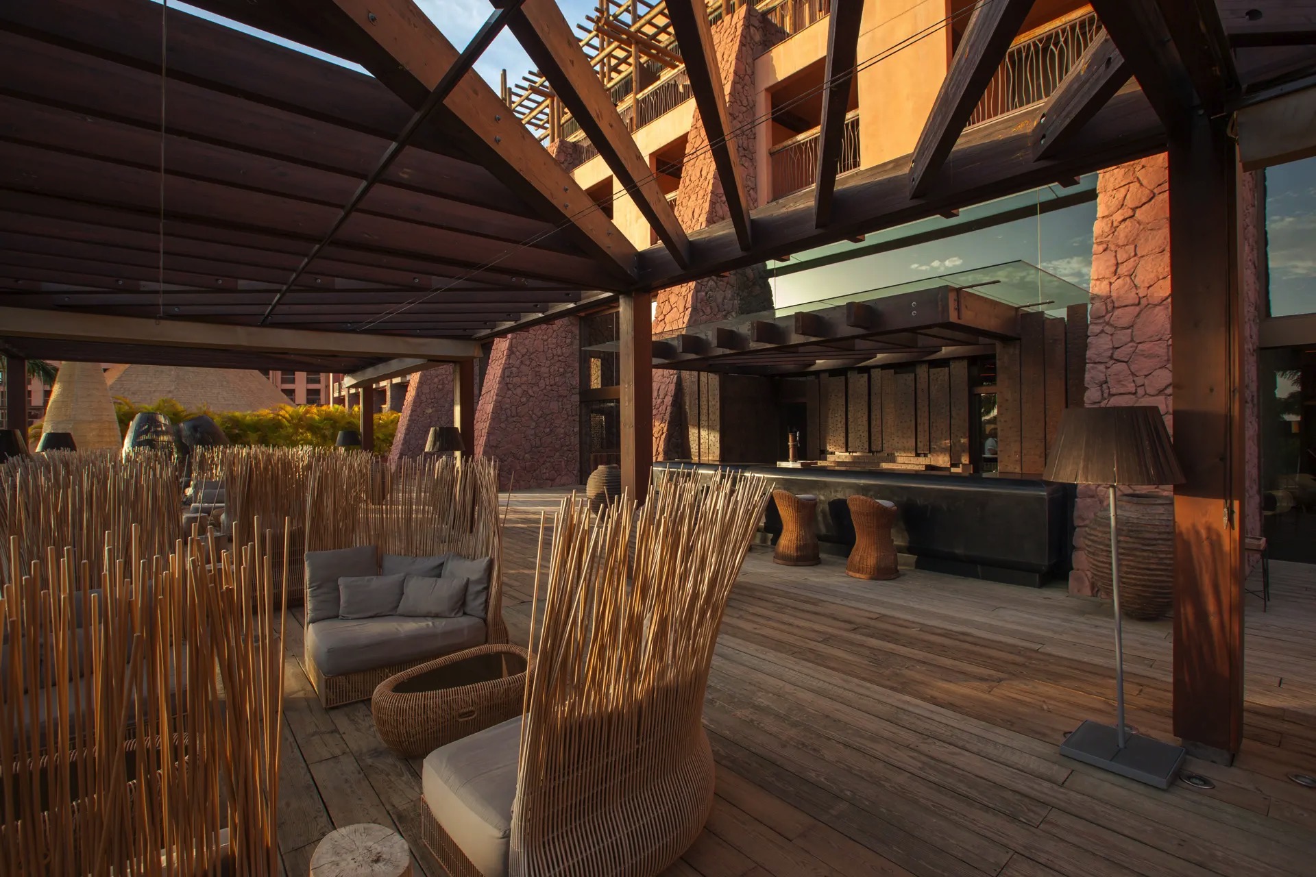 entrance samuel baker hotel lopesan baobab resort bar