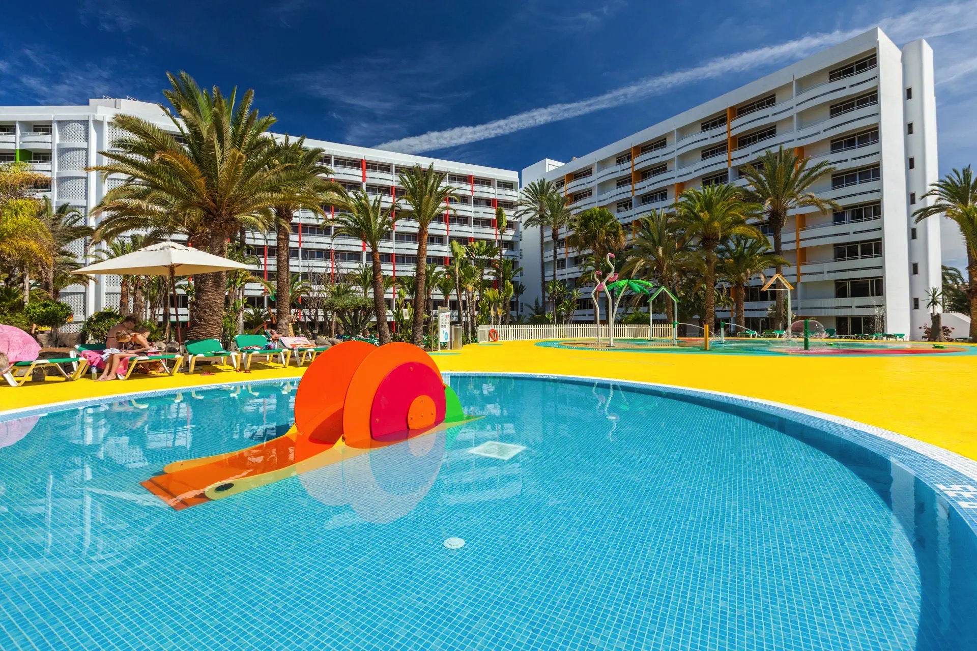 childrens swimming pool area abora buenaventura by lopesan hotels
