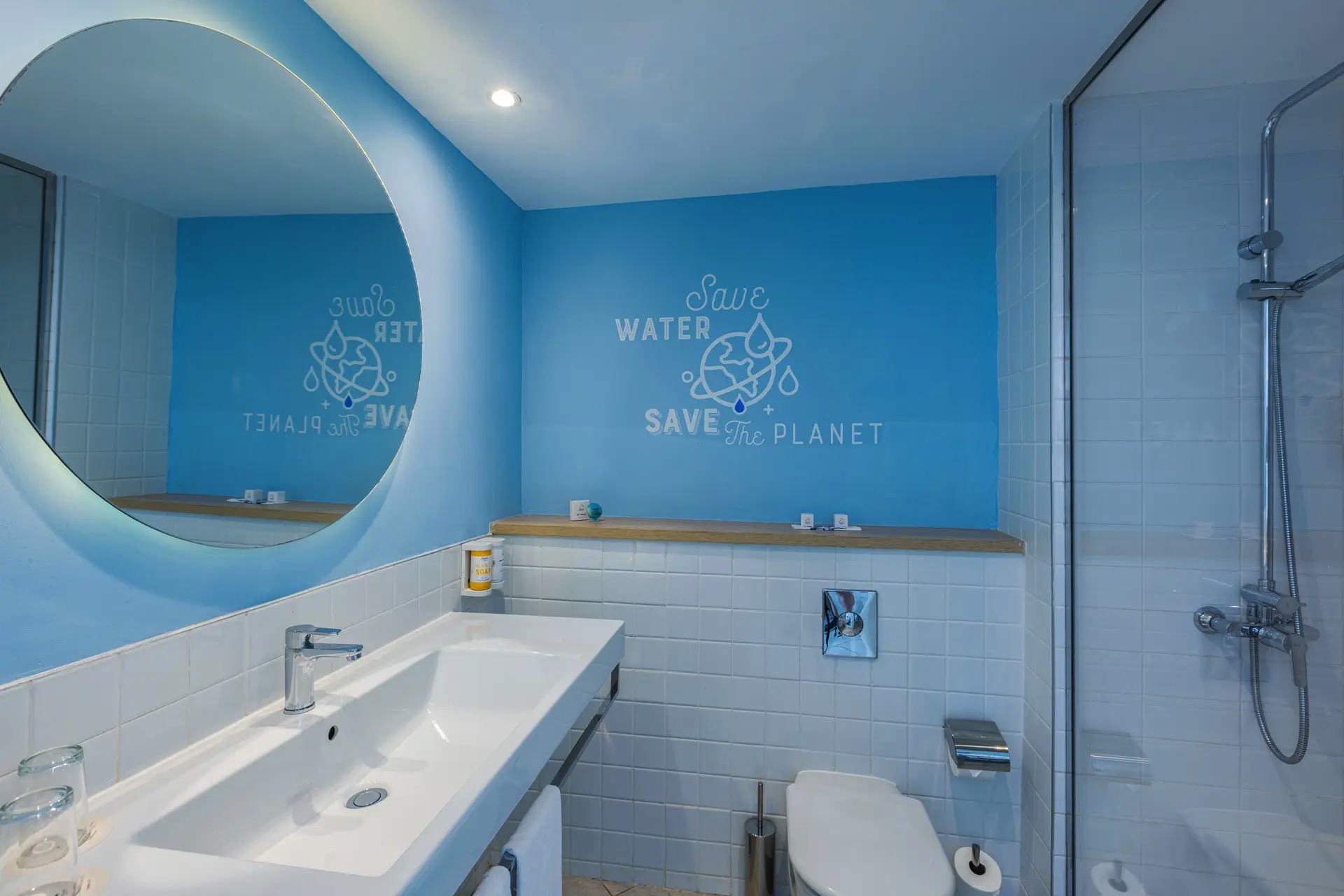 baño habitación double garden hotel abora catarina