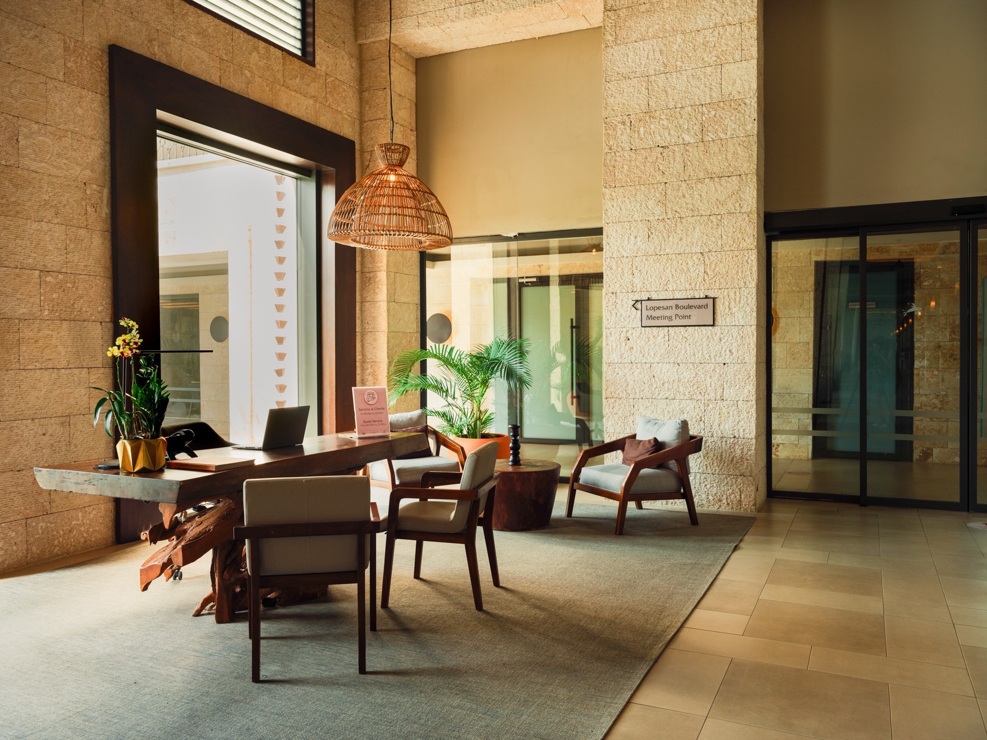 recepción lopesan costa bávaro fotos