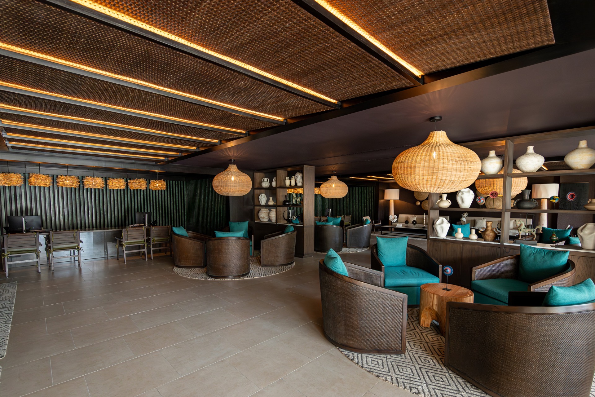 zona recepción lopesan costa bávaro fotos