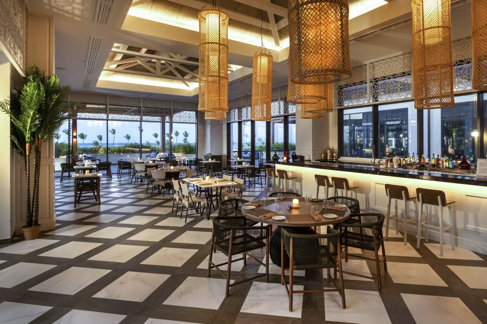 salón comedor mareas restaurante lopesan costa bávaro resort spa & casino