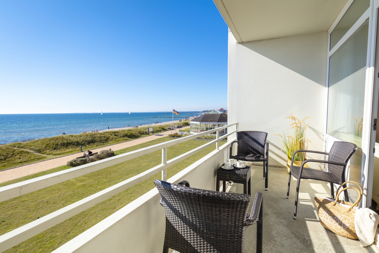 terraza apartamento vitamar 2 dormitorios hotel ifa fehmarn