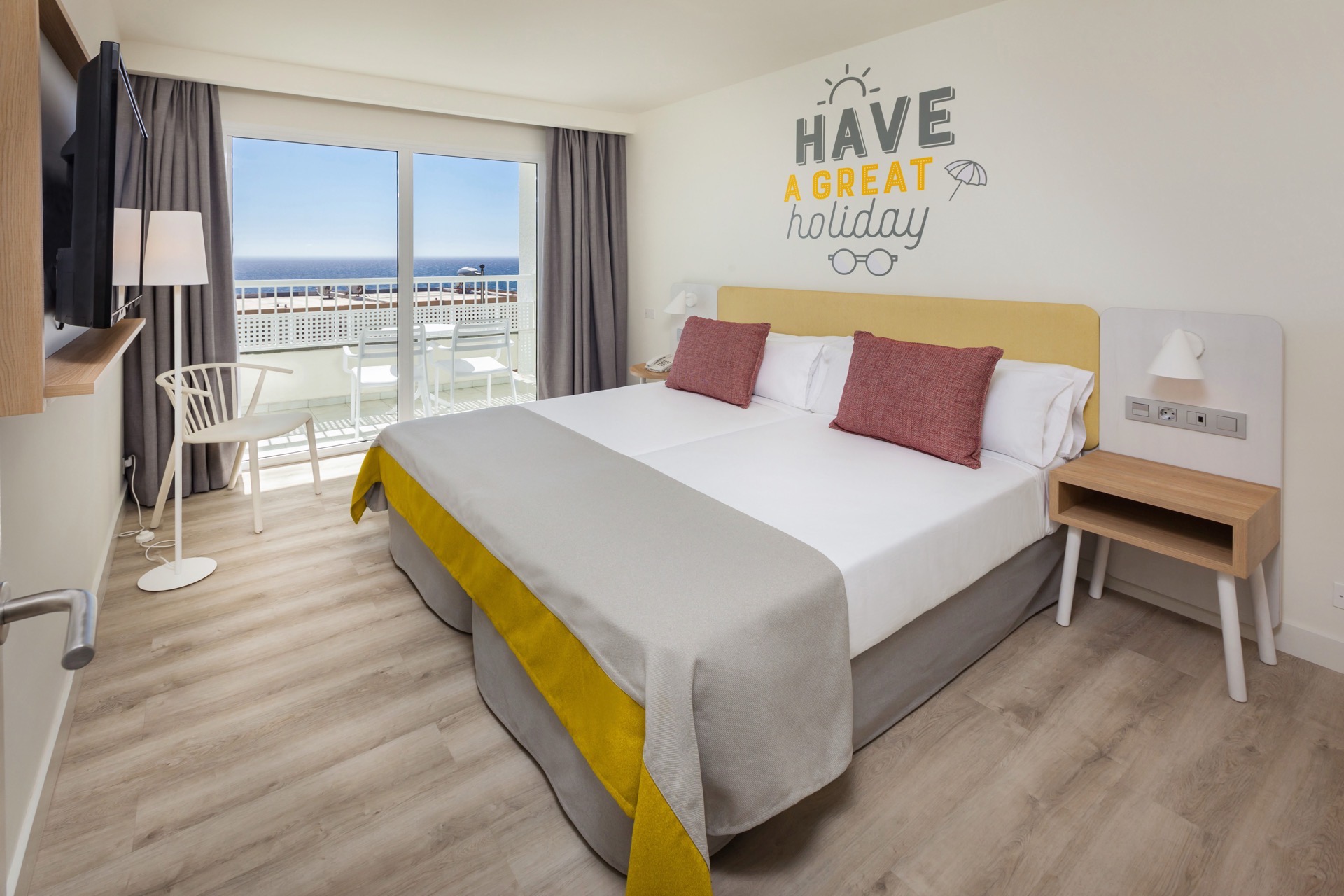 bed suite view room abora interclub atlantic hotel