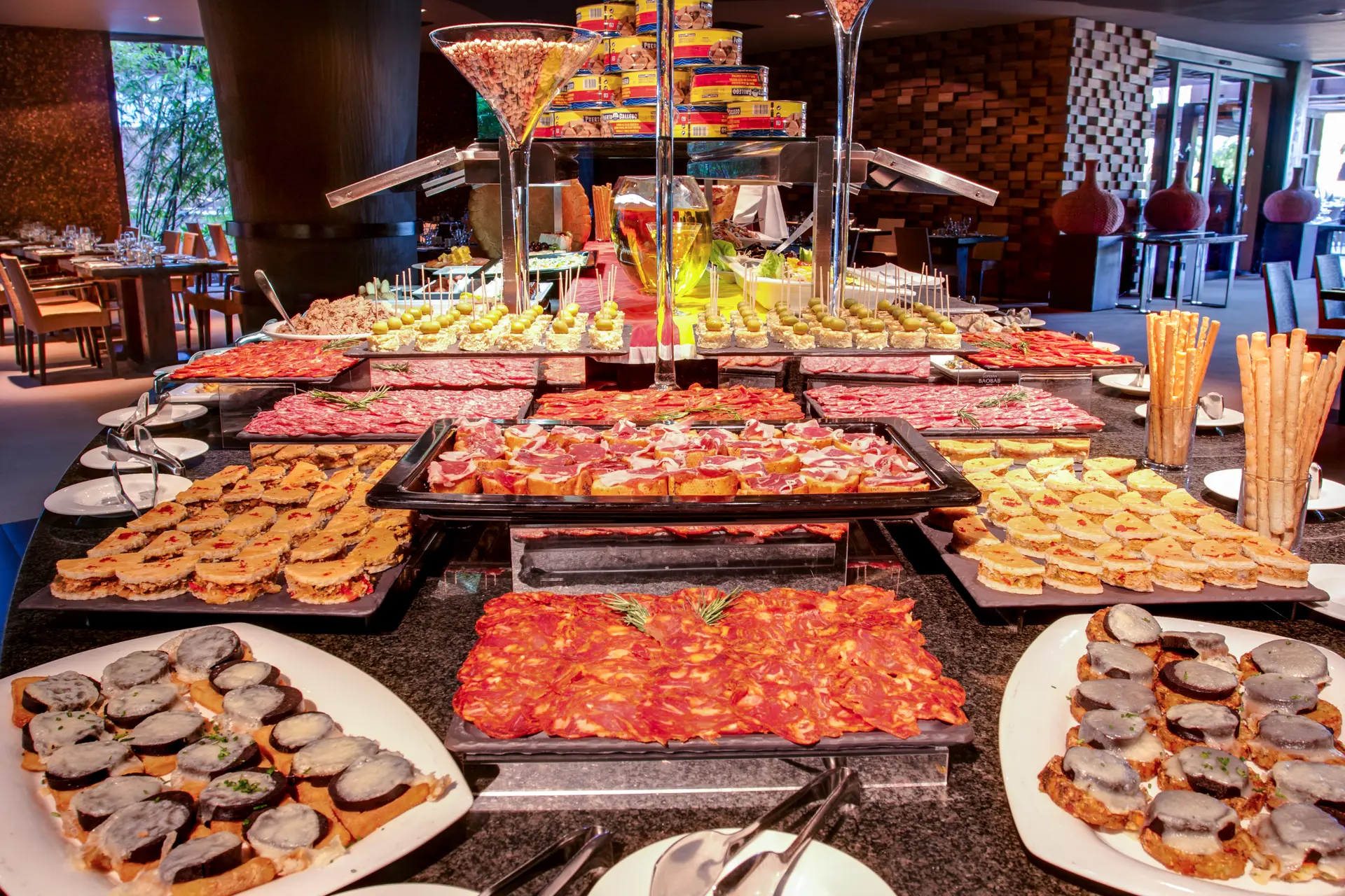 fotos buffet baobab des hotels baobab auf gran canaria