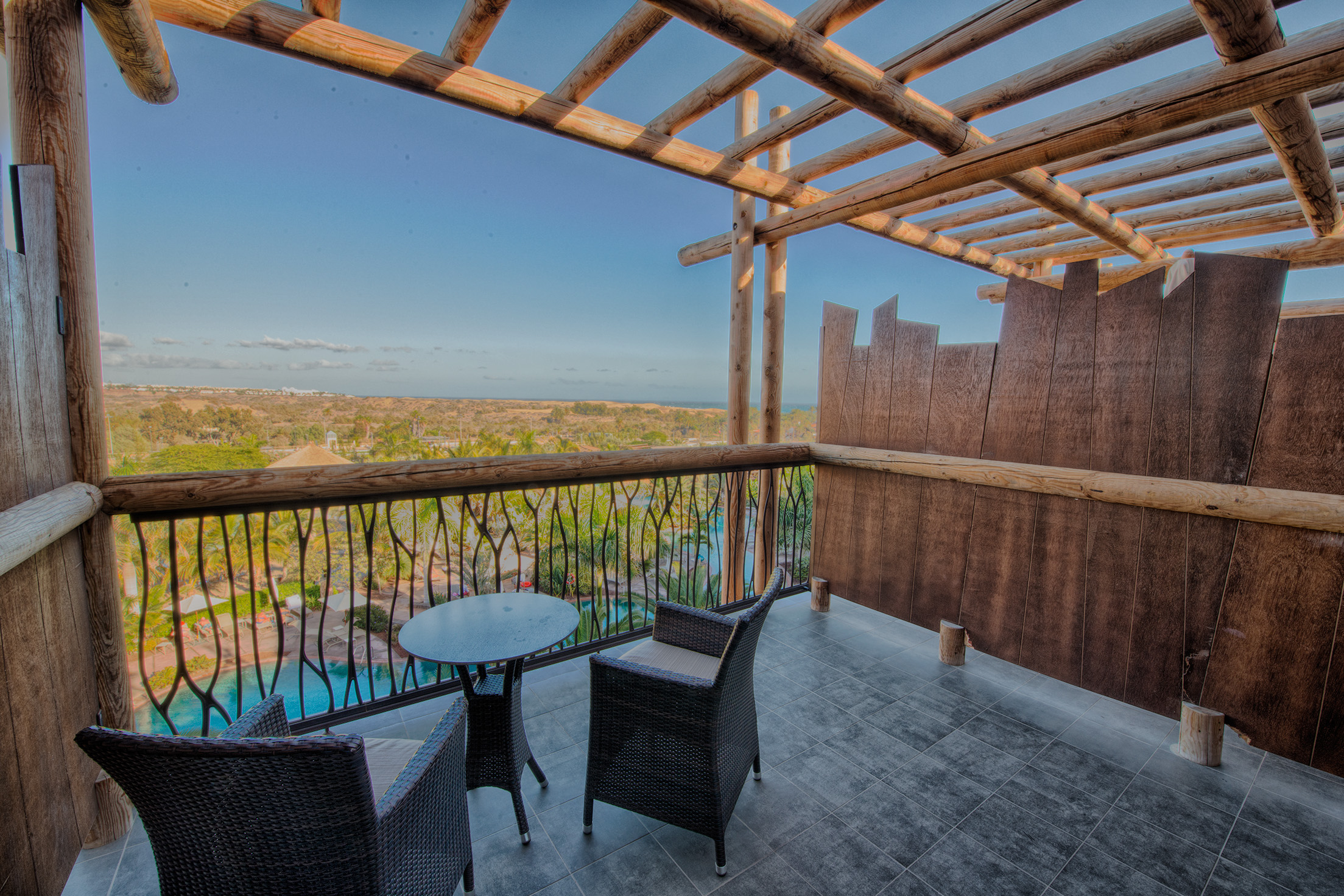 fotos terrazas habitaciones doble superior vista hotel lopesan baobab