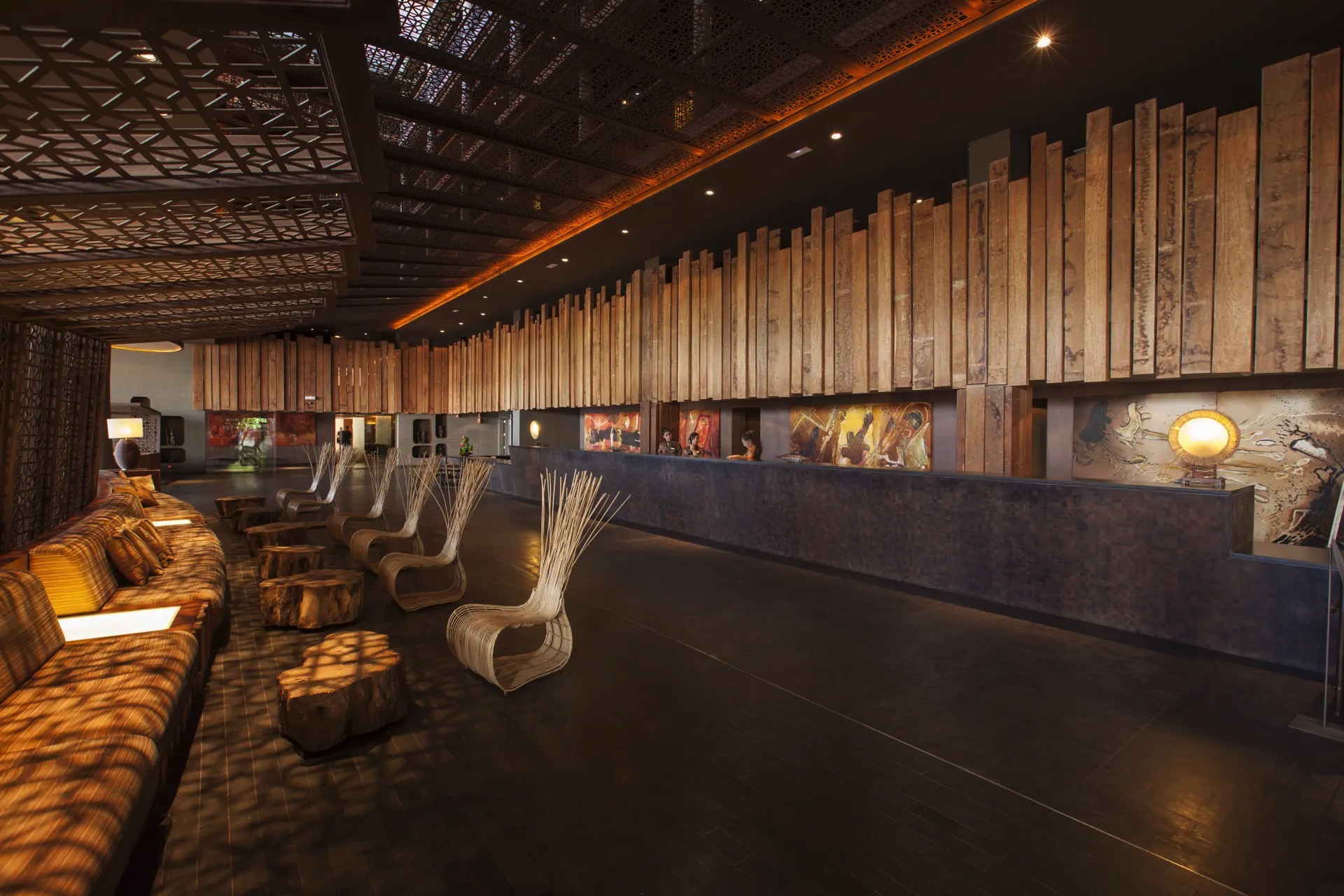 photos reception hotel lopesan baobab