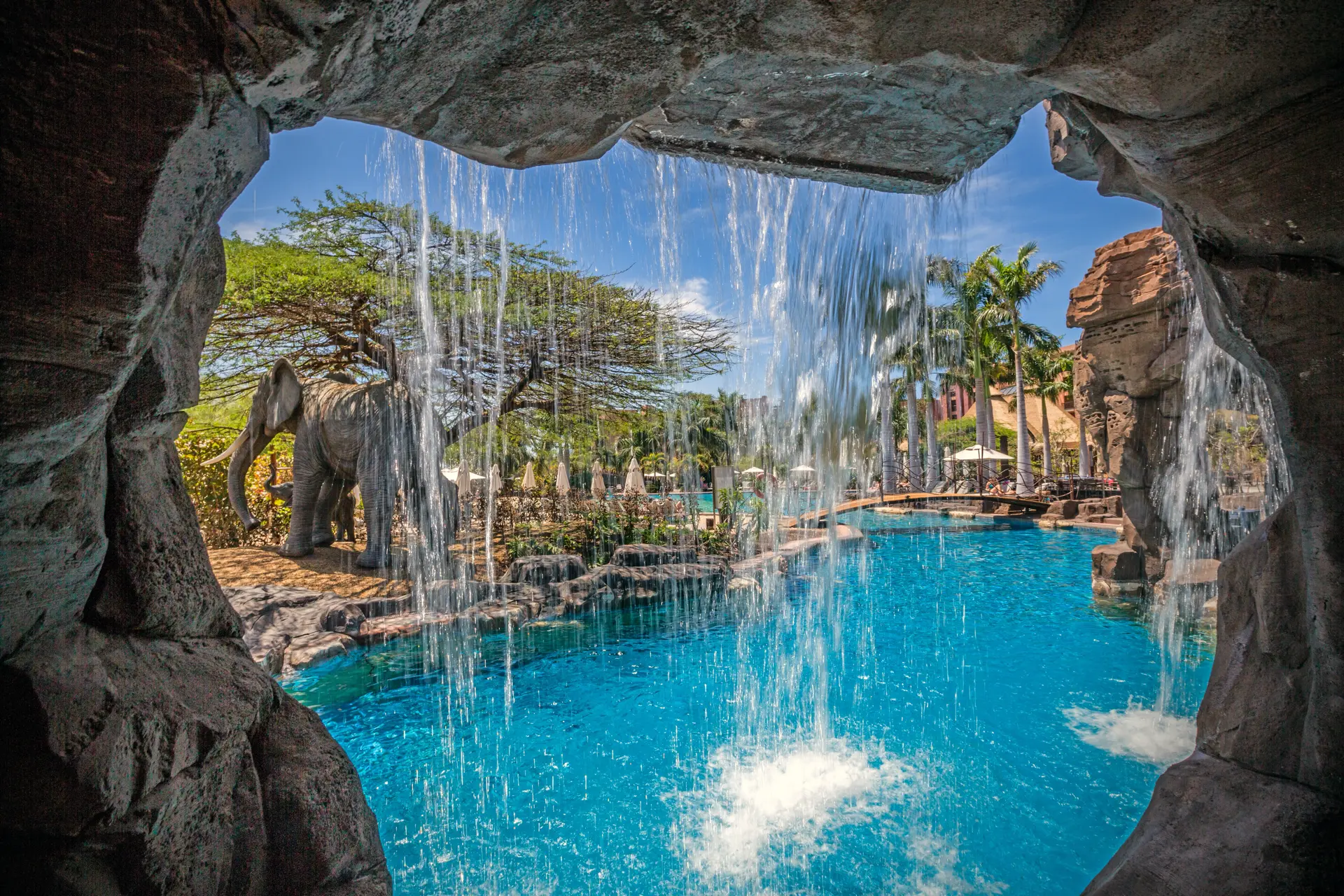 hotel baobab fotos ruinen- und wasserfall-pool