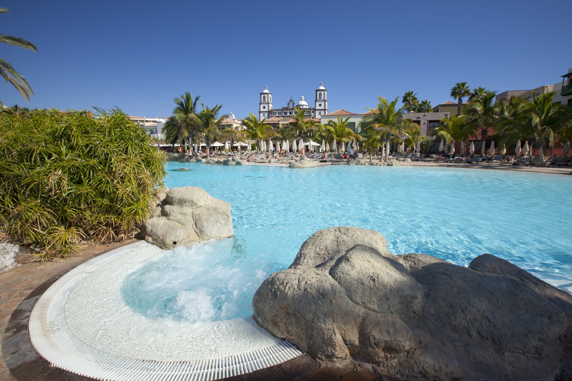 lopesan villa del conde resort & thalasso sand swimming pool