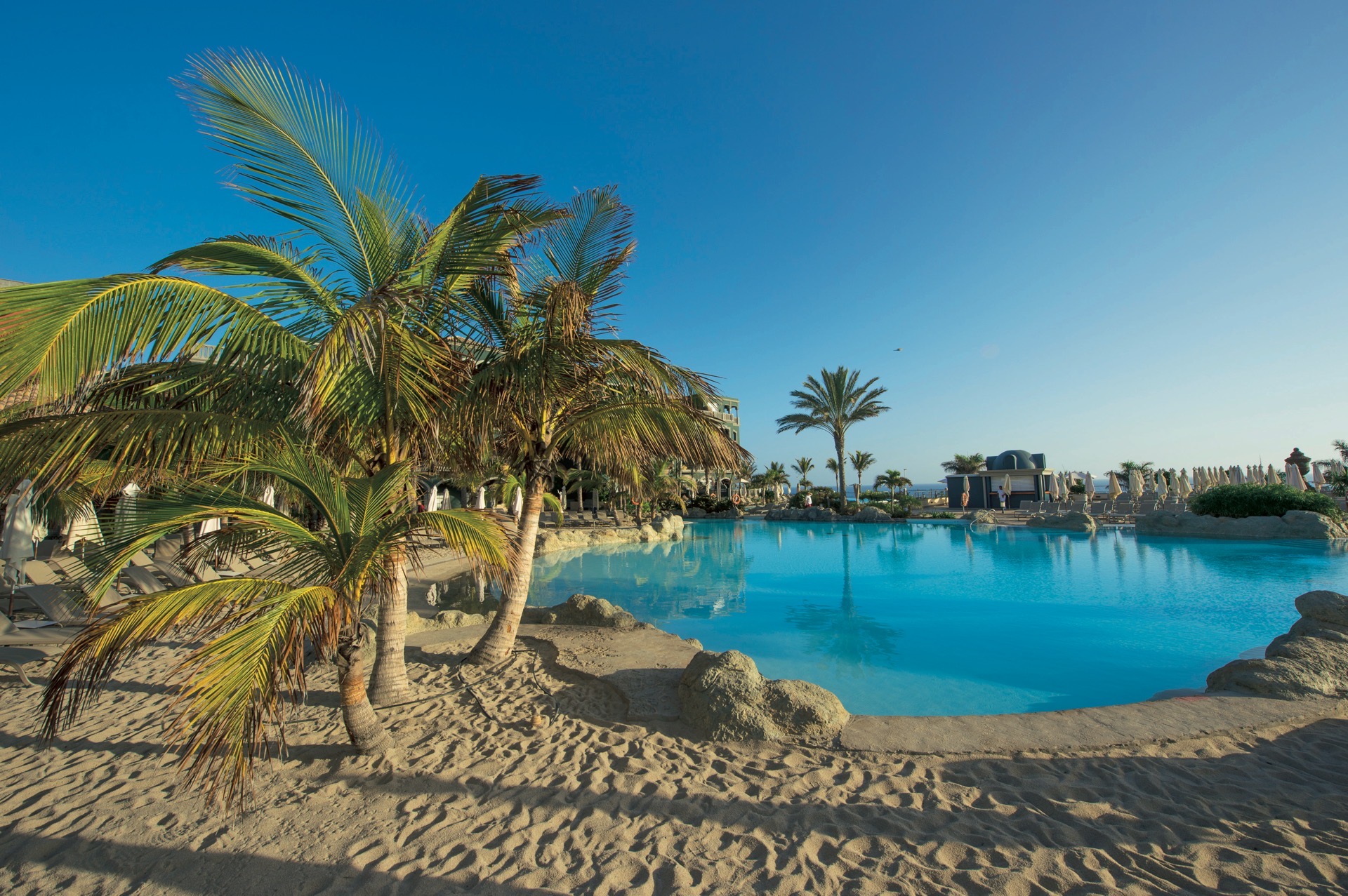 lopesan villa del conde resort & thalasso sand pool views