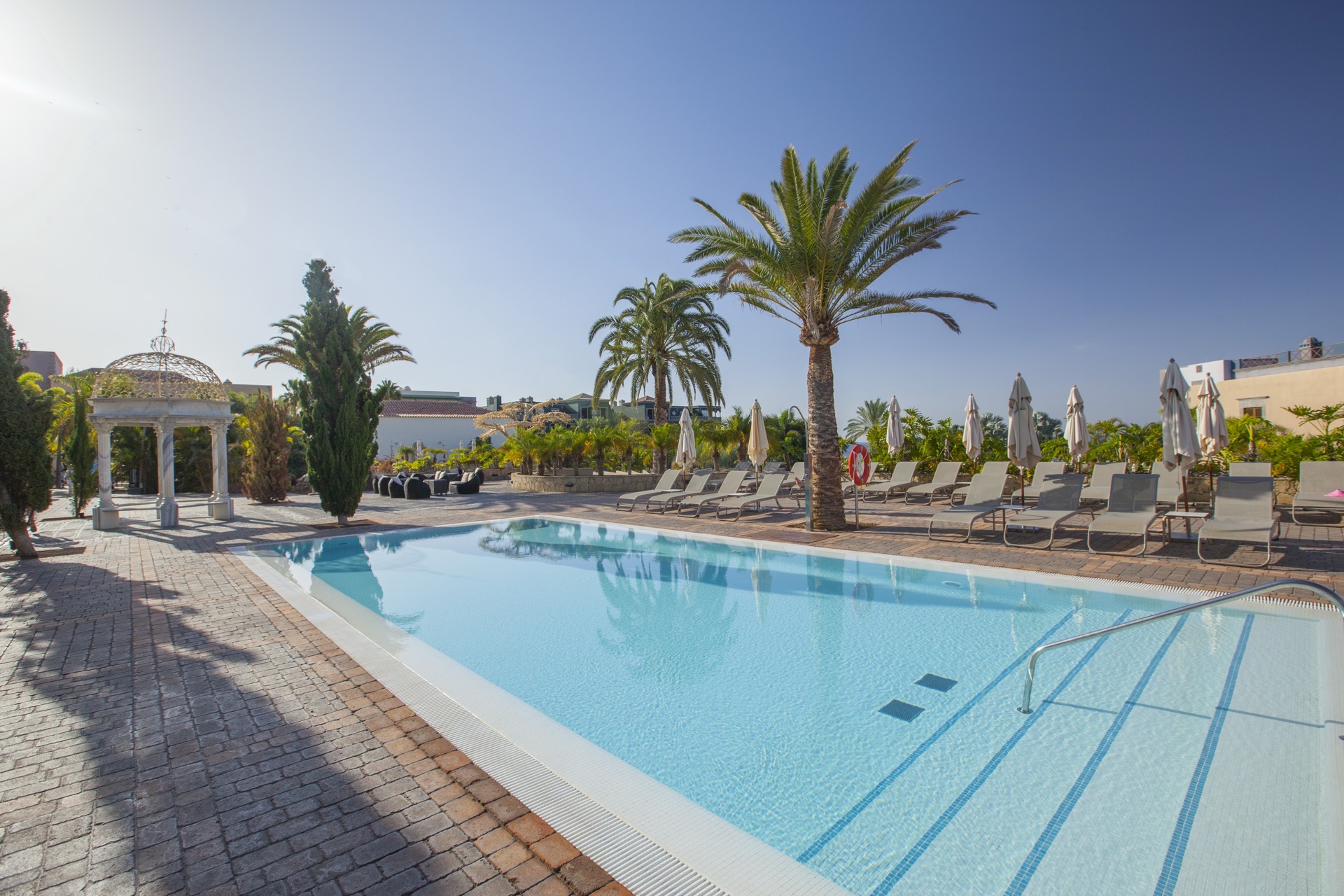 lopesan villa del conde resort & thalasso arches swimming pool