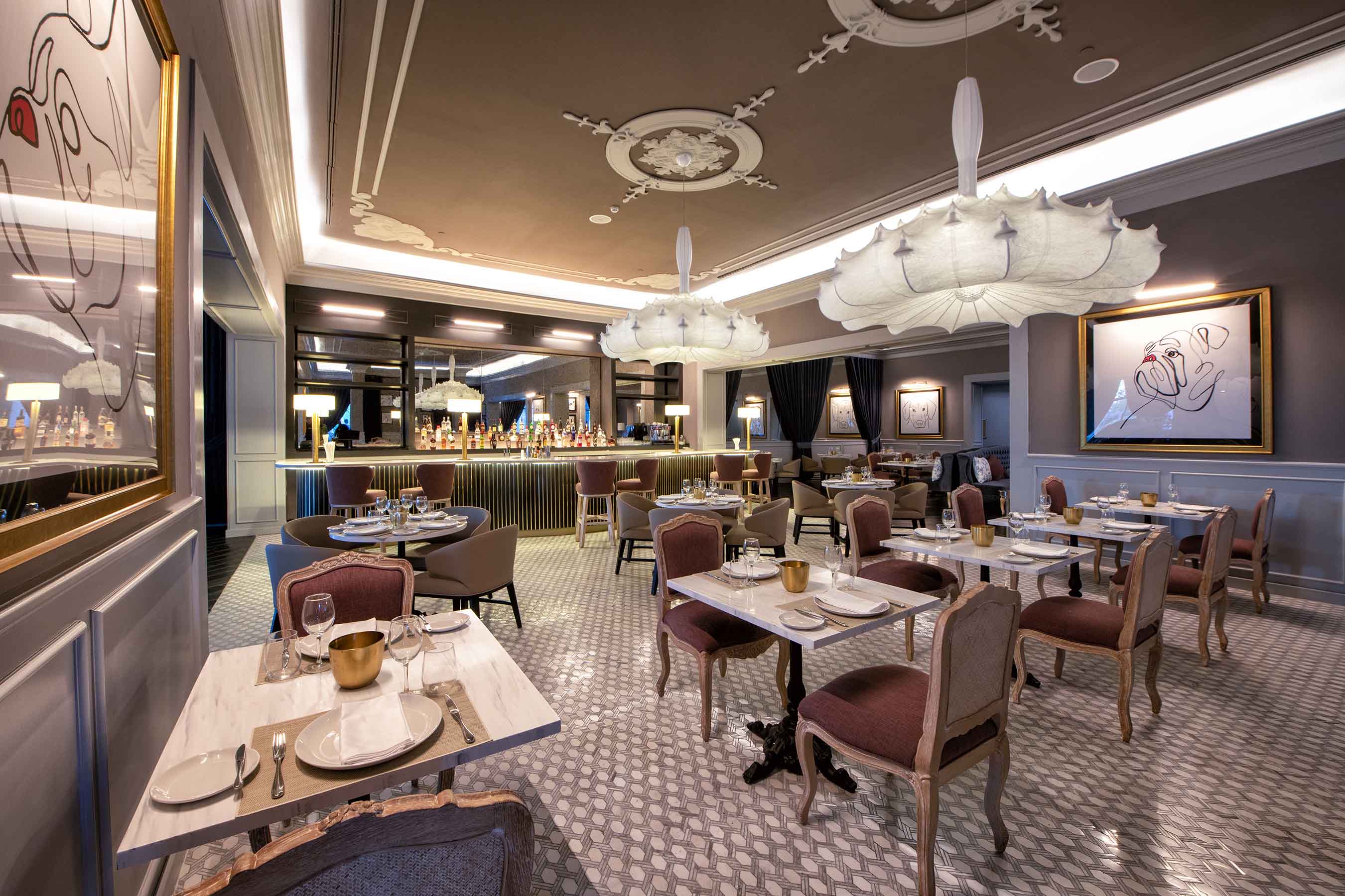 Elegantes Interieur des Restaurants La Bohème Lopesan Splash Cove