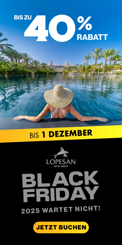  Black Friday Angebote bei der Lopesan Hotel Group. 