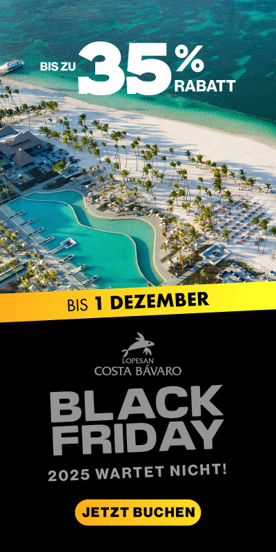  Black Friday Angebote bei der Lopesan  Costa Bávaro. 